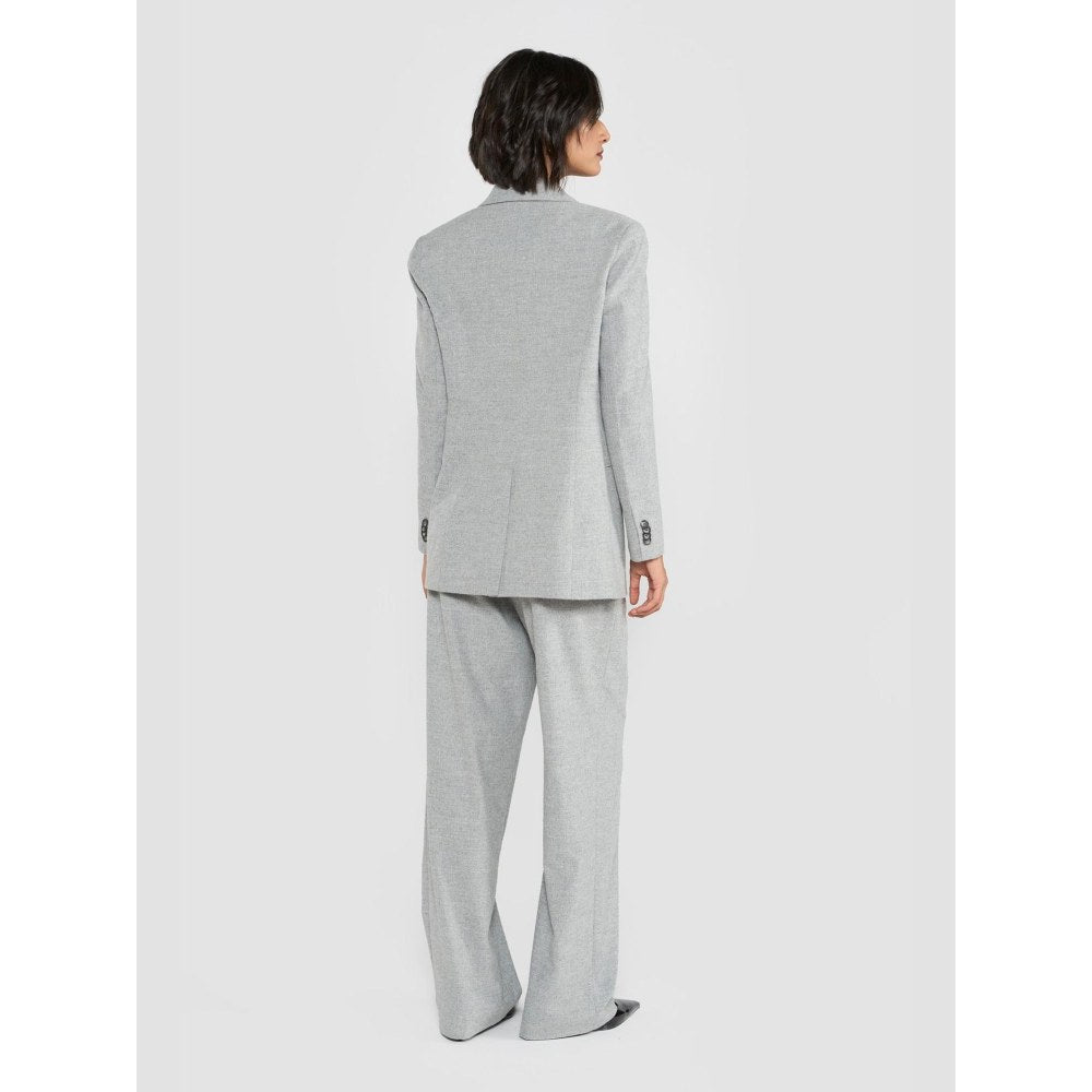 Perona Raya Grey Single Breasted Blazer