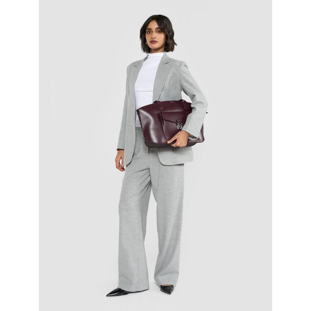 Perona Raya Grey Single Breasted Blazer