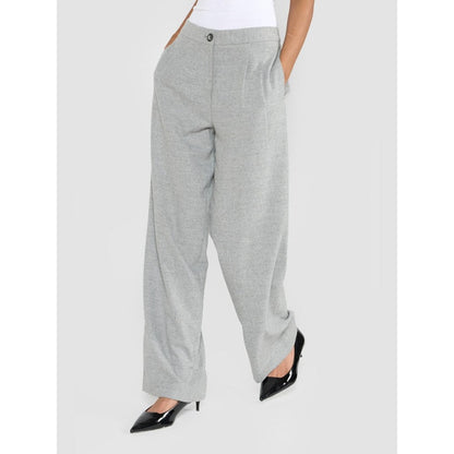 Perona Raya Grey Mid Waist Pants