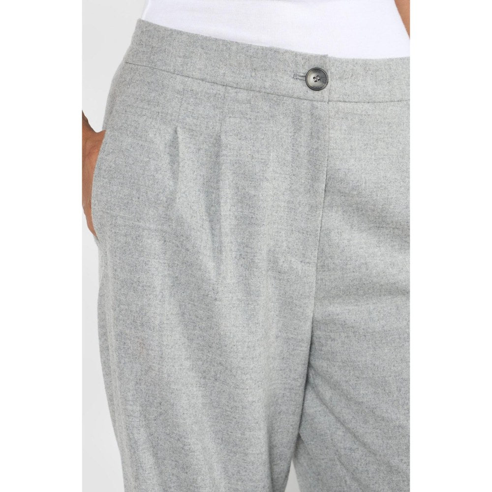 Perona Raya Grey Mid Waist Pants
