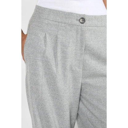 Perona Raya Grey Mid Waist Pants