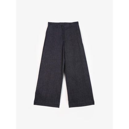 Perona Helena Navy Blue Relaxed Fit Pant
