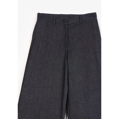 Perona Helena Navy Blue Relaxed Fit Pant