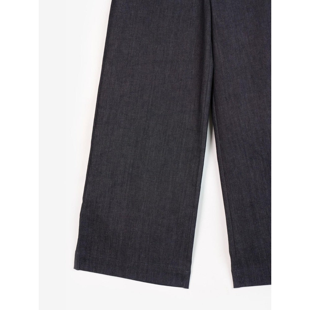 Perona Helena Navy Blue Relaxed Fit Pant