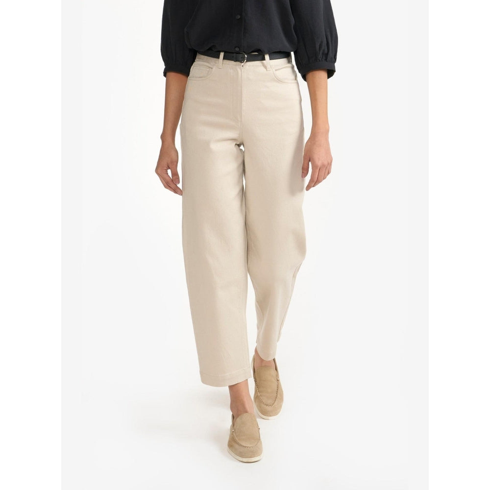 Perona Juliette Beige Relaxed Fit Rouser