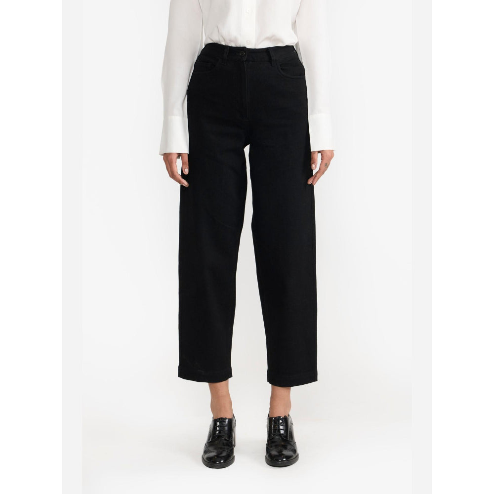 Perona Juliette Black Relaxed Fit Rouser