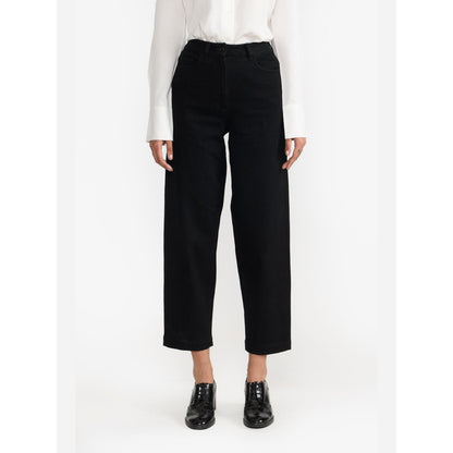 Perona Juliette Black Relaxed Fit Rouser