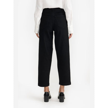 Perona Juliette Black Relaxed Fit Rouser