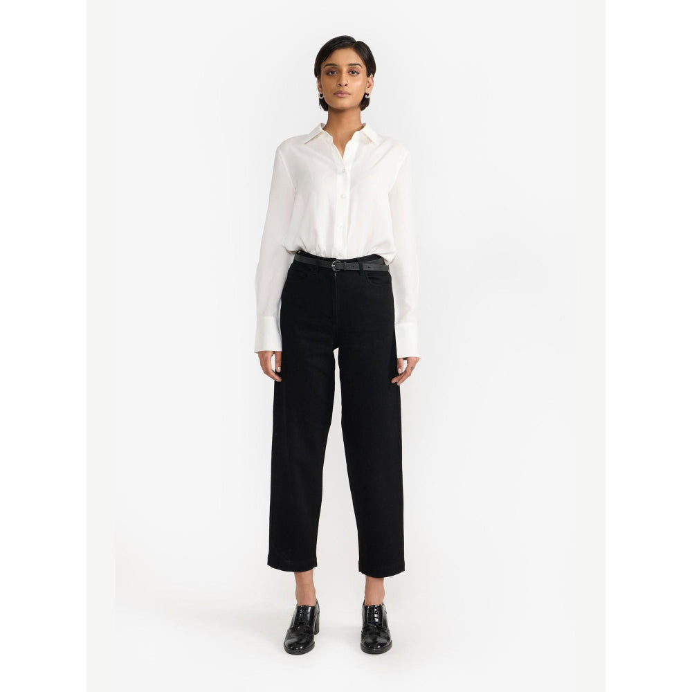 Perona Juliette Black Relaxed Fit Rouser