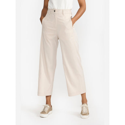 Perona Norah Beige Relaxed Fit Pant