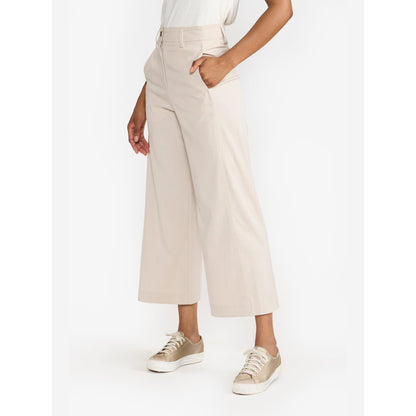 Perona Norah Beige Relaxed Fit Pant