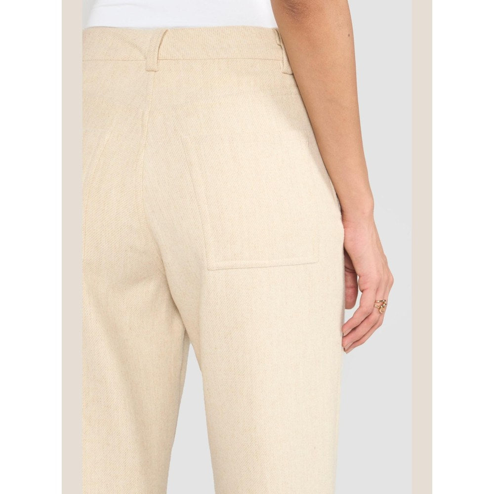 Perona Joanne Ivory Relaxed Fit Pants