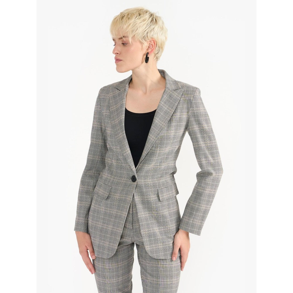 Perona Helen Black Single Breasted Blazer