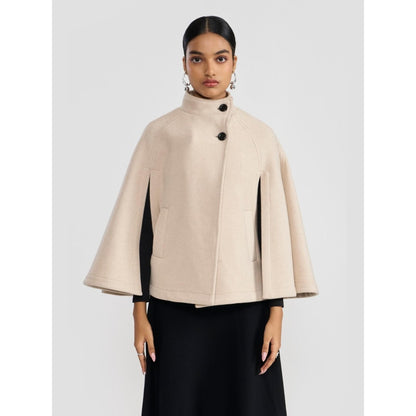 Perona Agnws Ivory High Neck Jacket