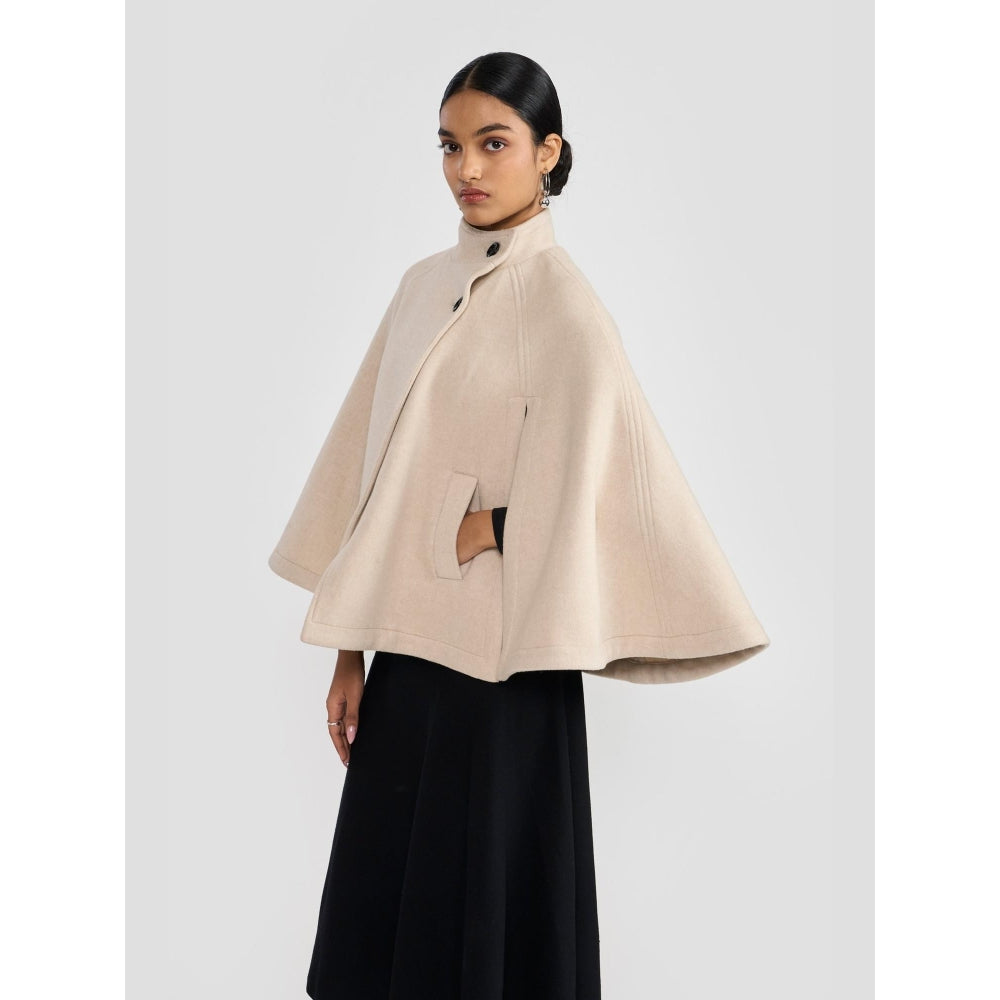 Perona Agnws Ivory High Neck Jacket