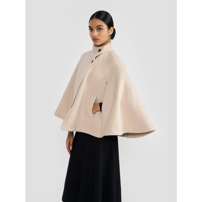 Perona Agnws Ivory High Neck Jacket