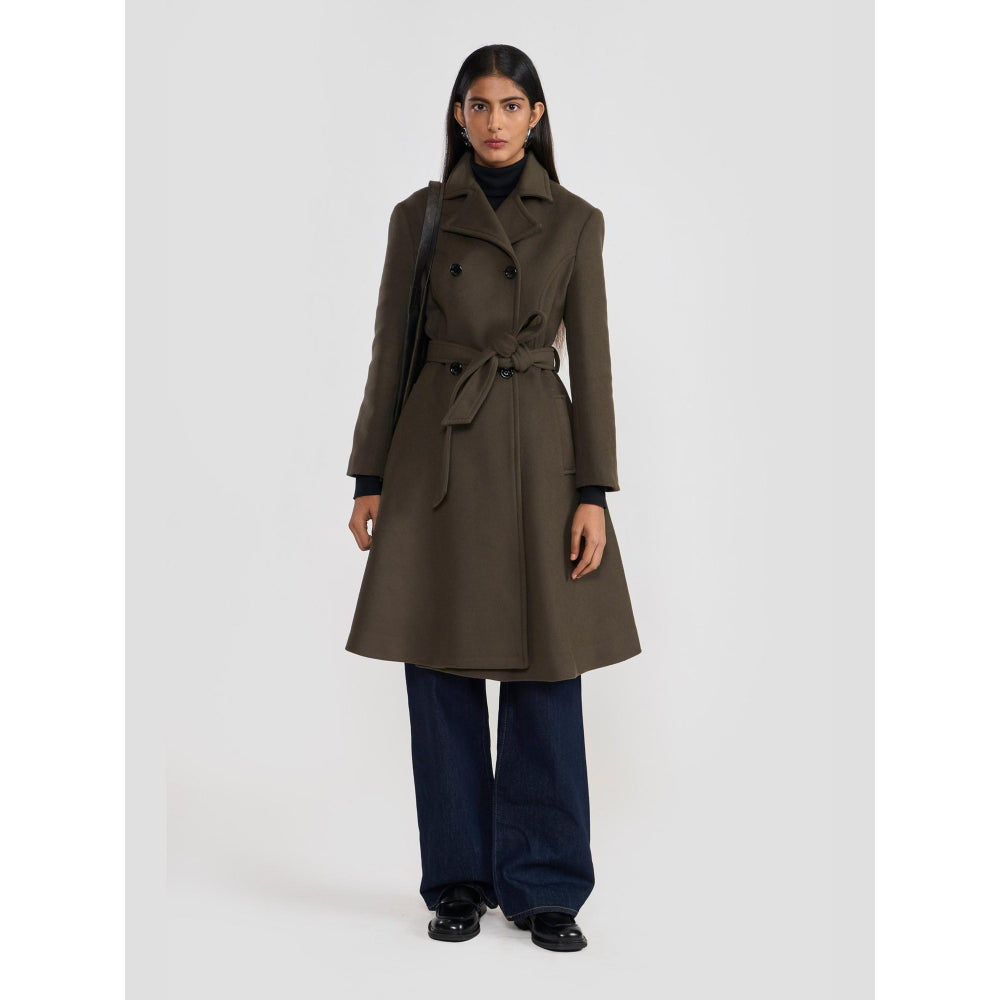 Perona Karen Olive Coat