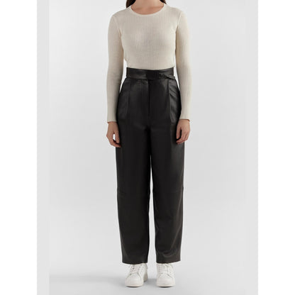 Perona Fiona Black Relaxed Fit Pant