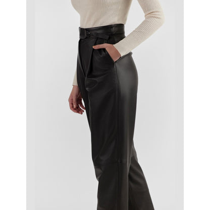 Perona Fiona Black Relaxed Fit Pant