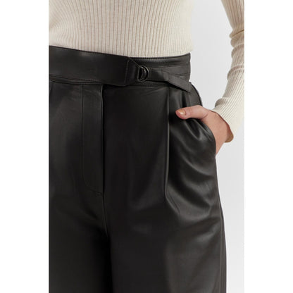 Perona Fiona Black Relaxed Fit Pant