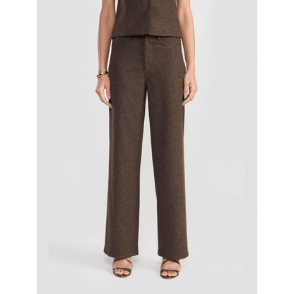 Perona Maia Pant Brown Relaxed Fit Pant