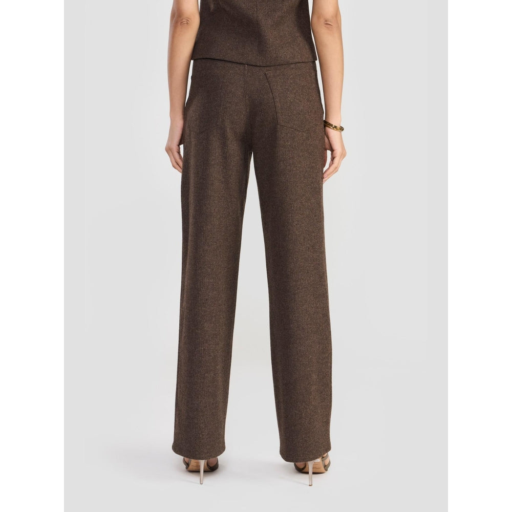Perona Maia Pant Brown Relaxed Fit Pant