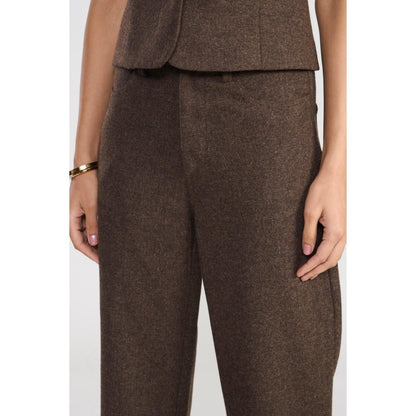 Perona Maia Pant Brown Relaxed Fit Pant