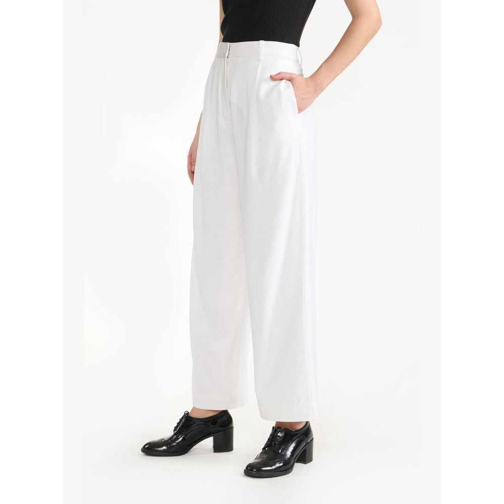 Perona Maia Pant Ivory Relaxed Fit Pant