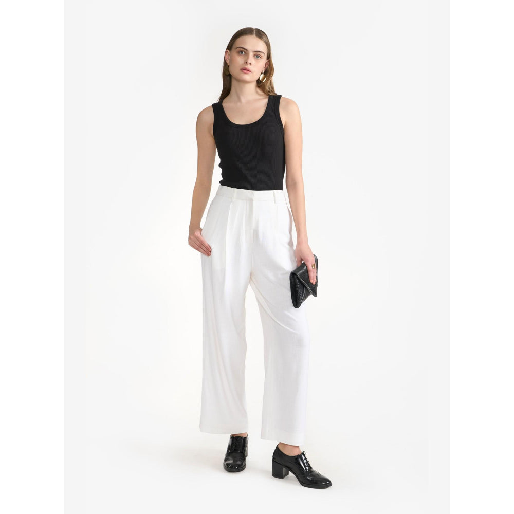 Perona Maia Pant Ivory Relaxed Fit Pant