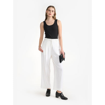 Perona Maia Pant Ivory Relaxed Fit Pant