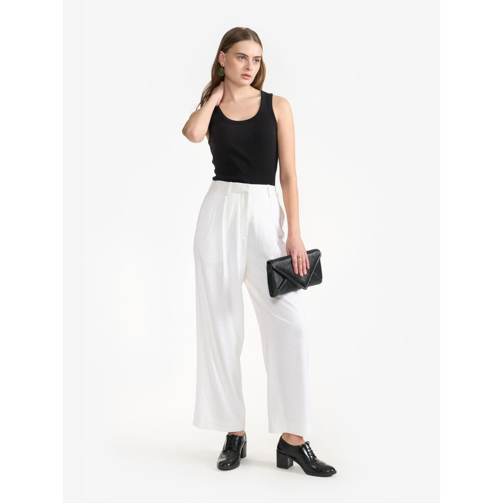 Perona Maia Pant Ivory Relaxed Fit Pant