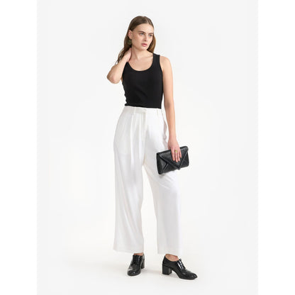 Perona Maia Pant Ivory Relaxed Fit Pant