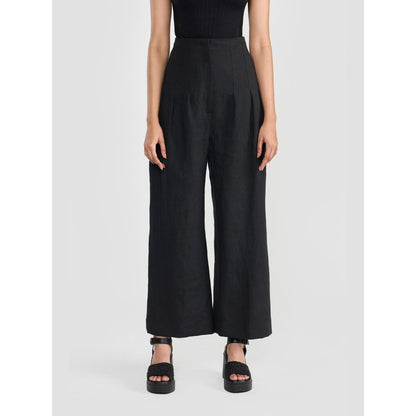 Perona Orelia Black Relaxed Fit Pants