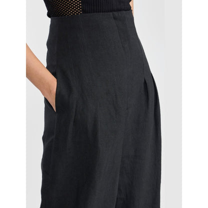 Perona Orelia Black Relaxed Fit Pants