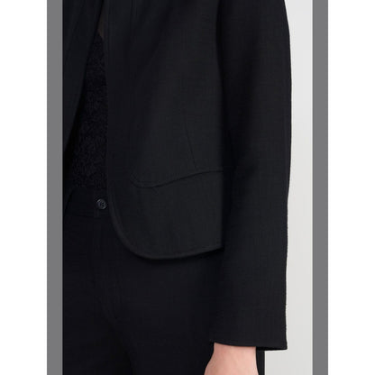 Perona Kylie Black Open Front Blazer