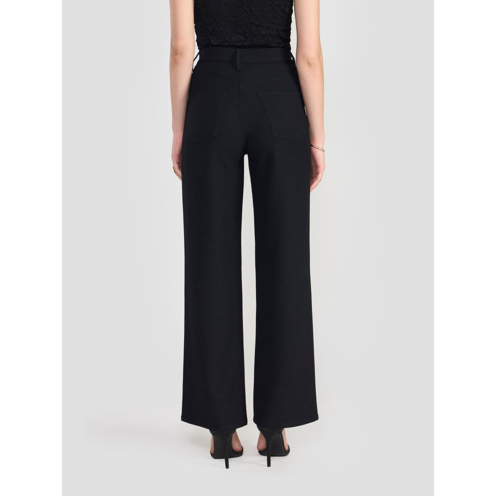 Perona Nyra Black Mid Waist Pant
