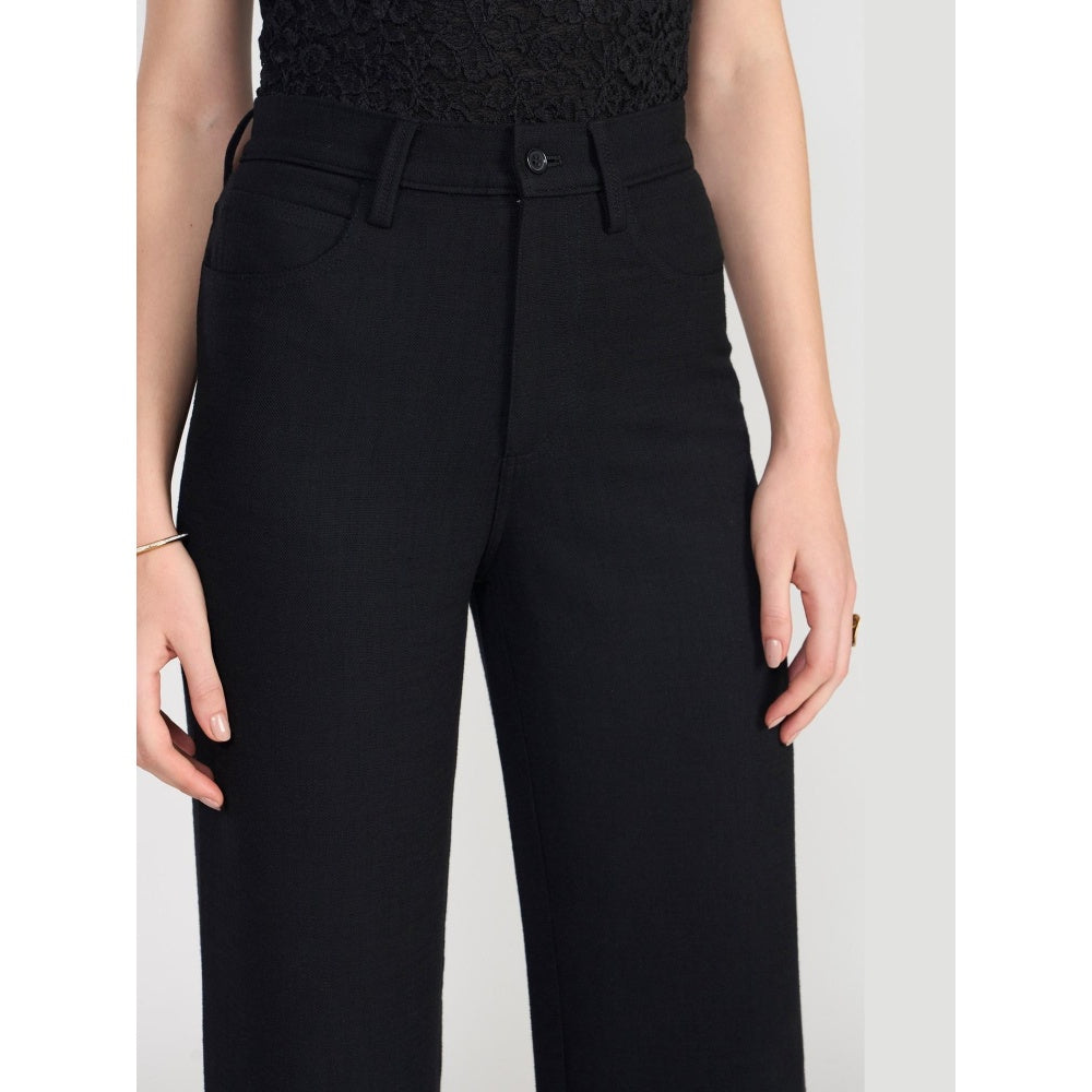 Perona Nyra Black Mid Waist Pant