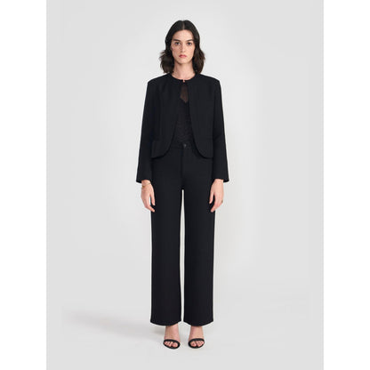 Perona Nyra Black Mid Waist Pant
