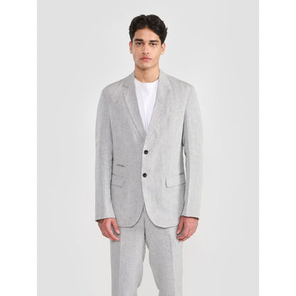Perona Darren Grey Single Breasted Blazer