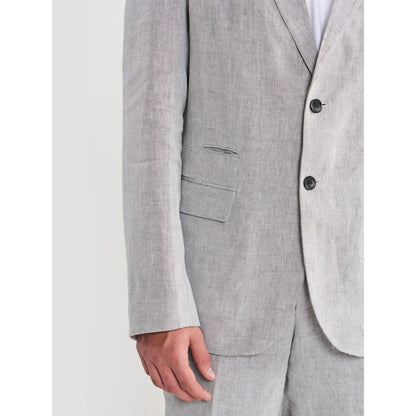 Perona Darren Grey Single Breasted Blazer