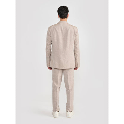 Perona Darren Brown Single Breasted Blazer