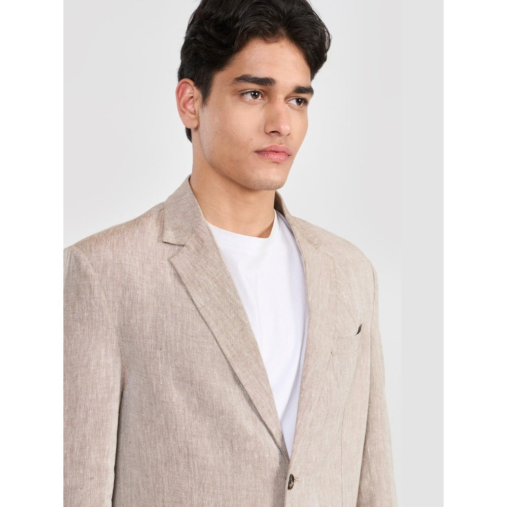 Perona Darren Brown Single Breasted Blazer