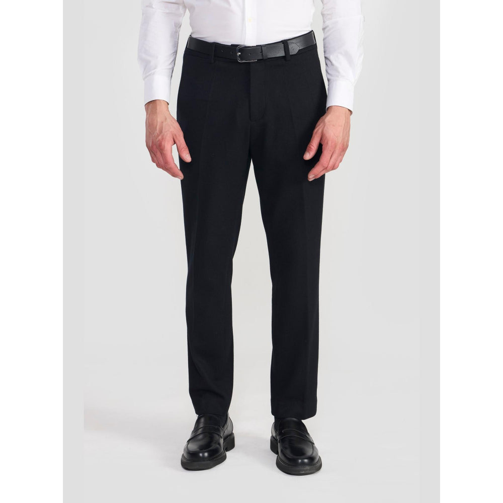 Perona Alfie Black Solid Pant