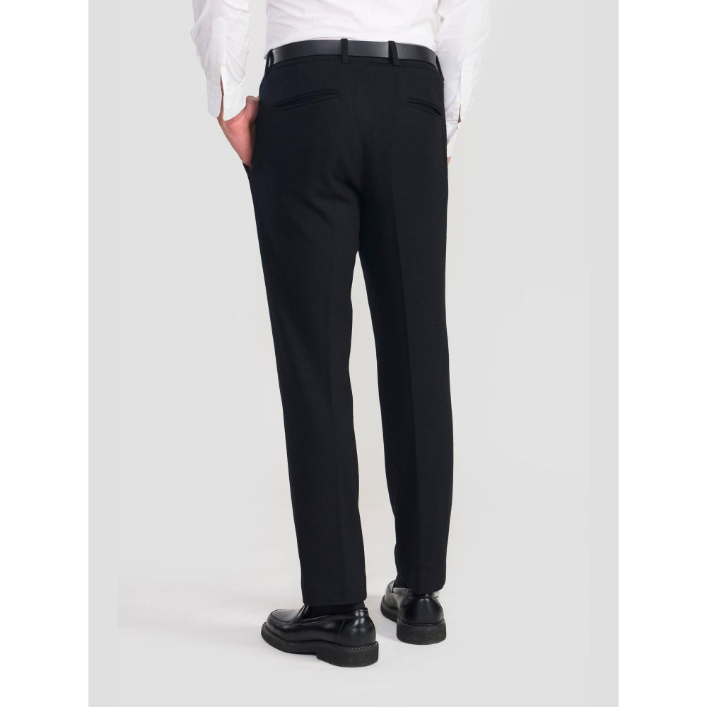 Perona Alfie Black Solid Pant