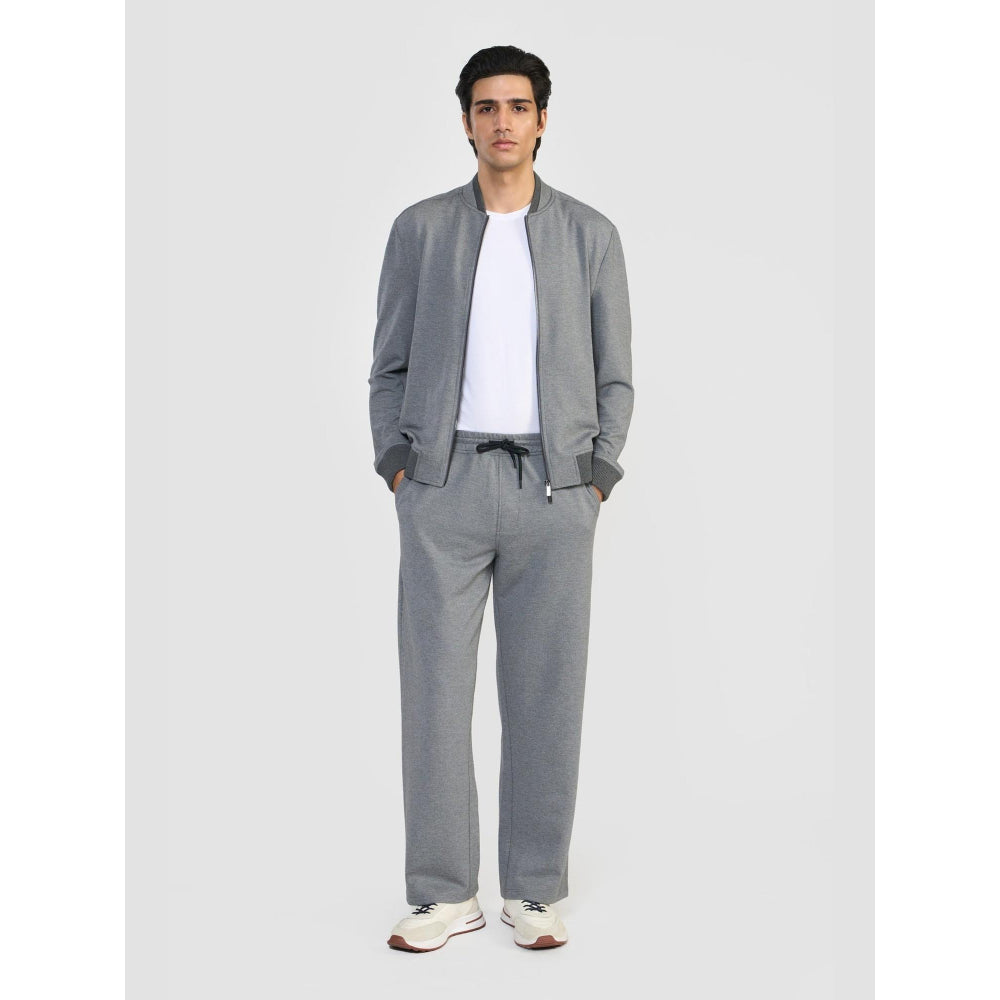 Perona Amari Gey Solid Mid Waist Pants