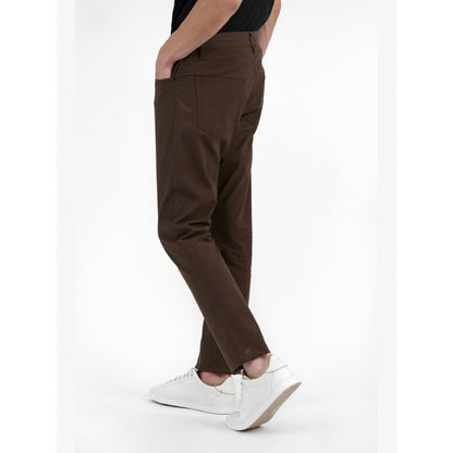 Perona Hanoi Brown Mid Waist Silm Fit Pant