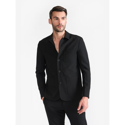 Perona Colt Black Single Breasted Blazer