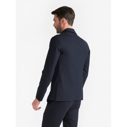 Perona Colt Navy Blue Single Breasted Blazer