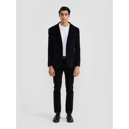 Perona Ashton Black Cotton Blazer