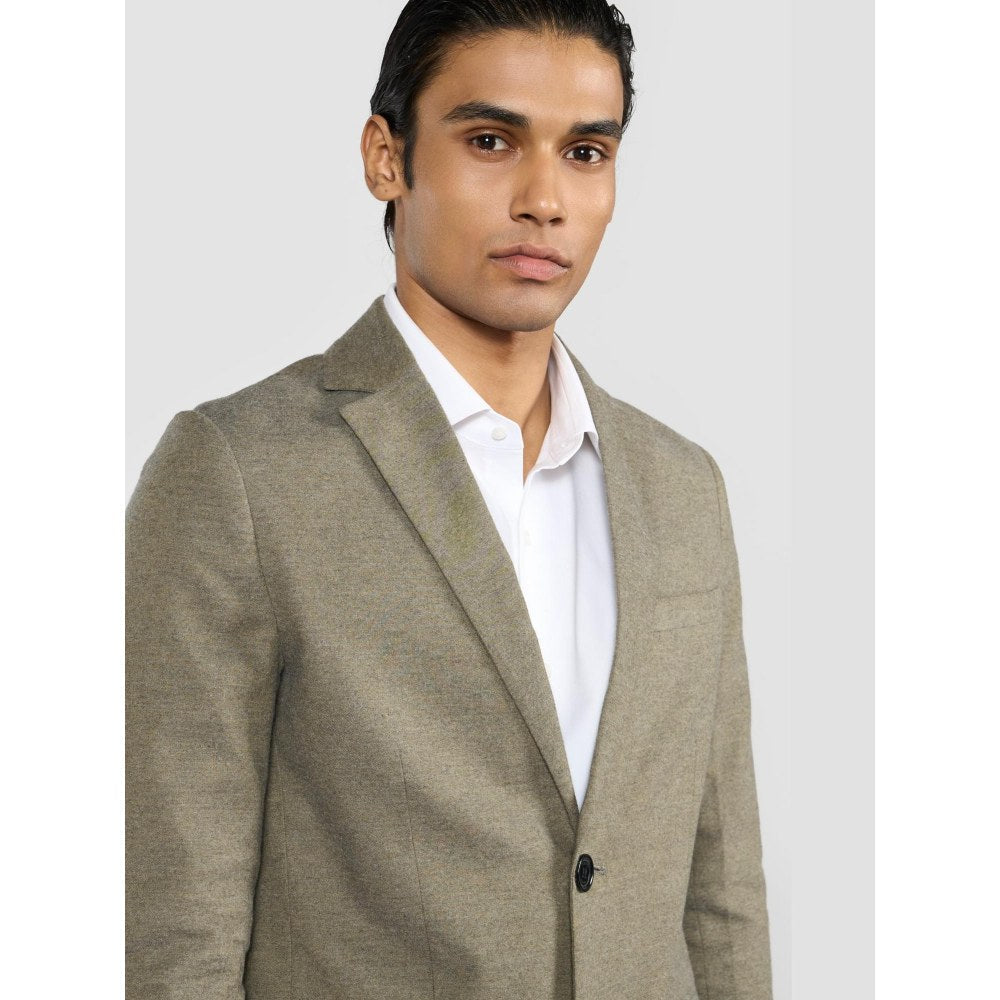 Perona Warren Green Single Breasted Blazer